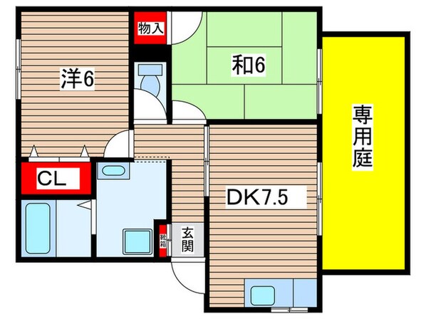 ボナ－ルサイコ－の物件間取画像